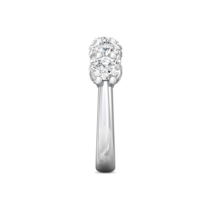 Lab Grown Diamond 5 Stone Shared Prong Band