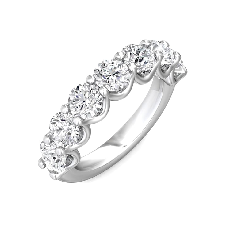 Lab Grown Diamond 7 Stone Shared Prong Band