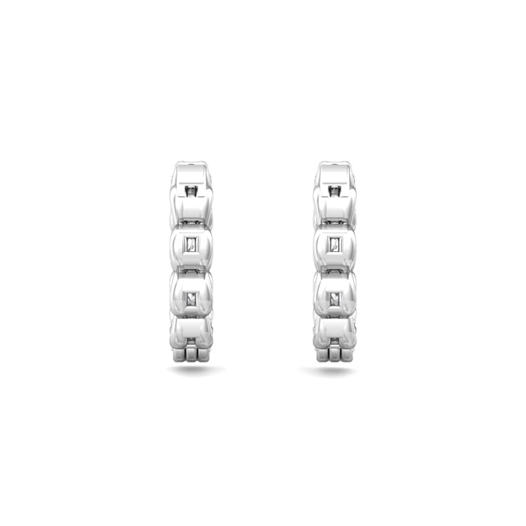 Lab Grown Diamond Classic Hoop Earrings 3.15ctw
