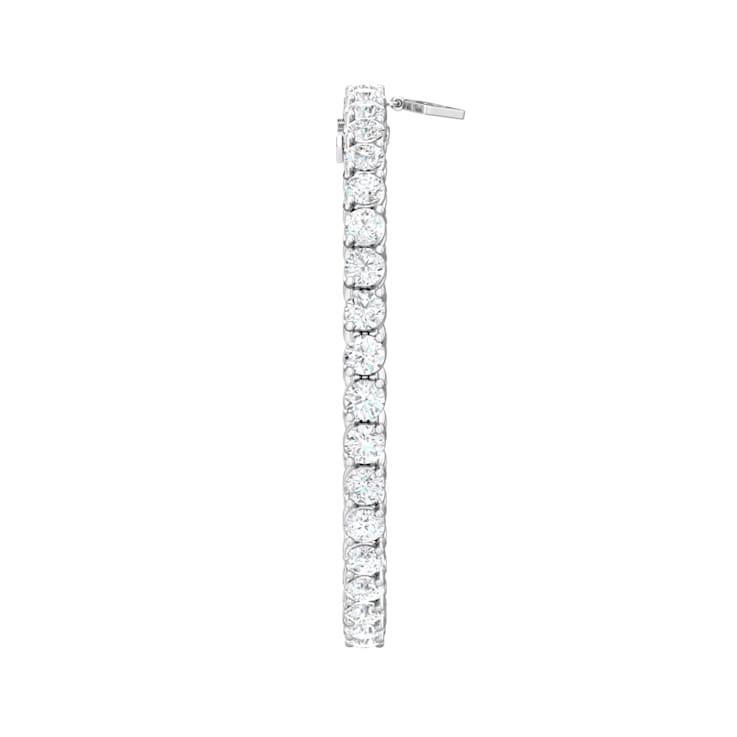 18K White Gold Lab Grown Diamond Tennis Bracelet