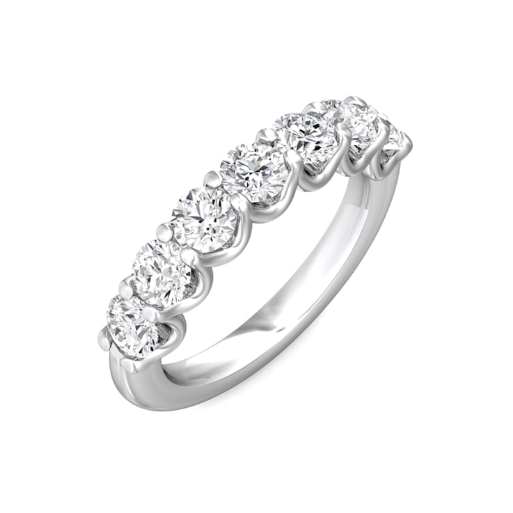 Lab Grown Diamond 7 Stone Shared Prong Band