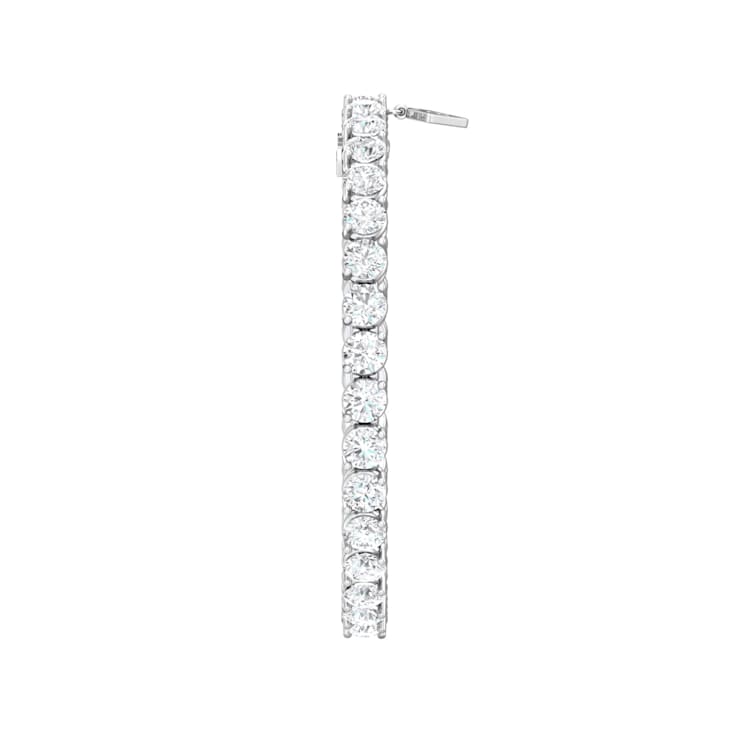 18K White Gold Lab Grown Diamond Tennis Bracelet