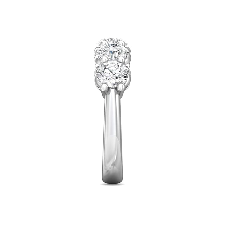 Lab Grown Diamond 5 Stone Shared Prong Band