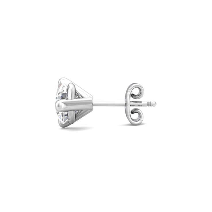 14K Gold Lab Grown Diamond Stud Earrings