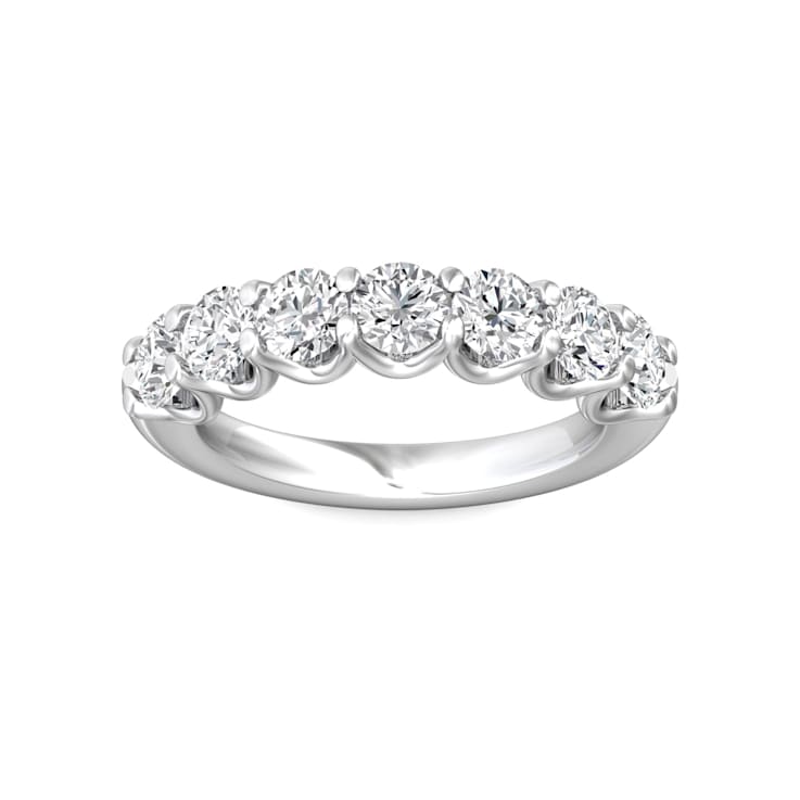 Lab Grown Diamond 7 Stone Shared Prong Band