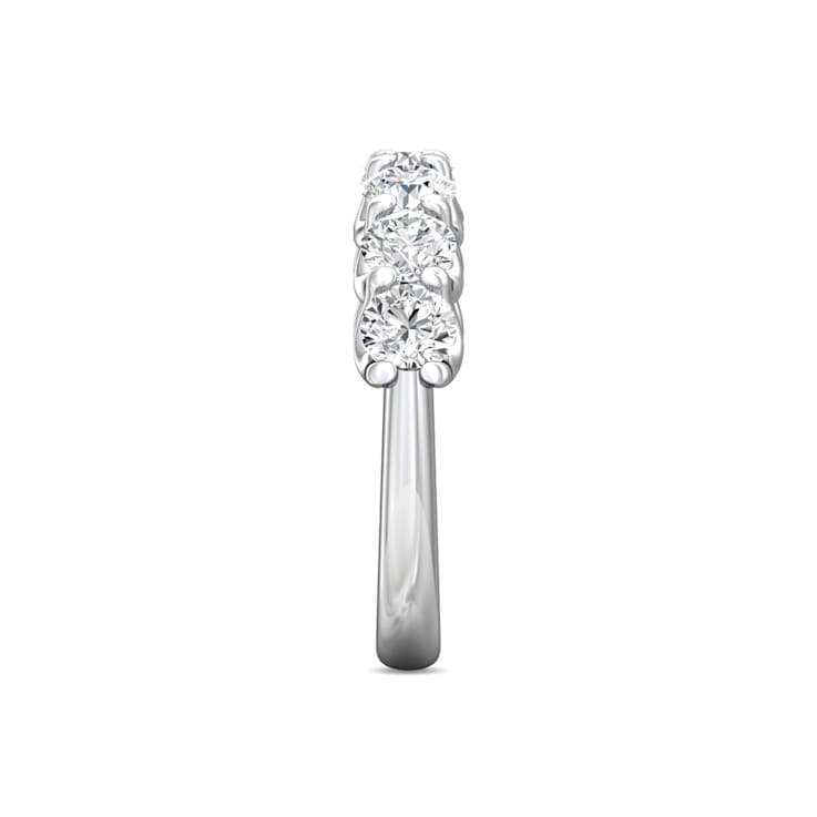 Lab Grown Diamond 7 Stone Shared Prong Band