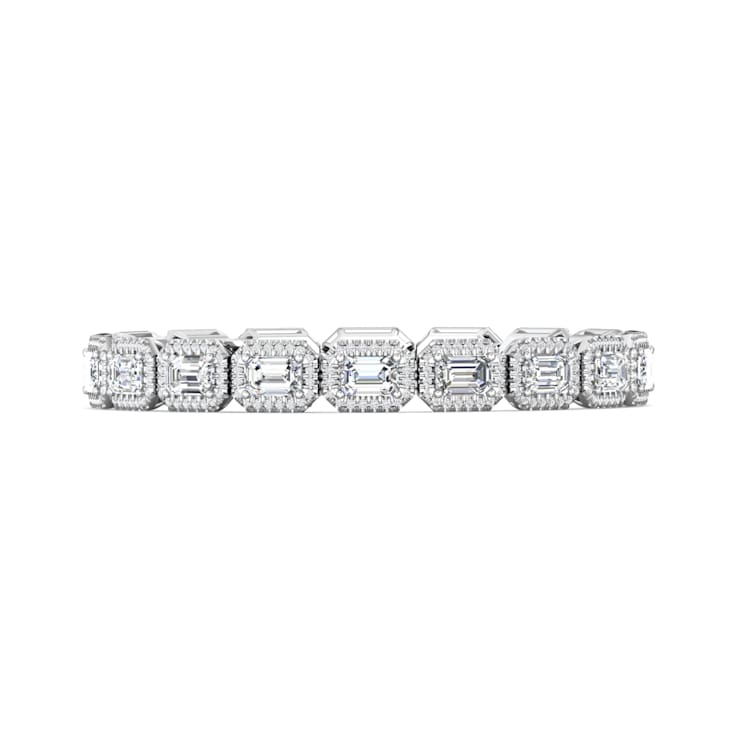 18K White Gold Lab Grown Diamond Bracelet