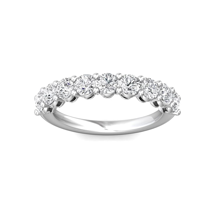 Lab Grown Diamond 9 Stone Shared Prong Band