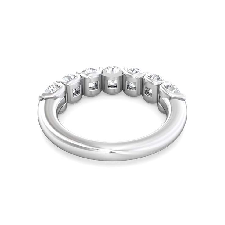 Lab Grown Diamond 7 Stone Shared Prong Band
