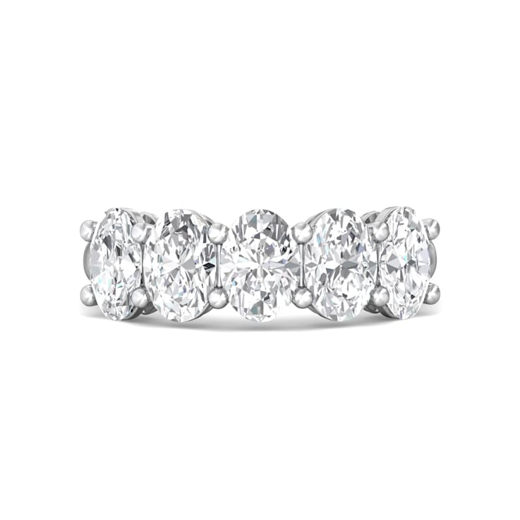 5 Oval Lab Grown Diamond Band