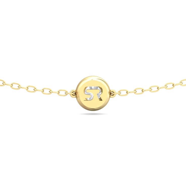14K Yellow Gold 9 Stone Lab Grown Diamond by the Yard 16 Inch Station
Necklace With 2 Inch Extender