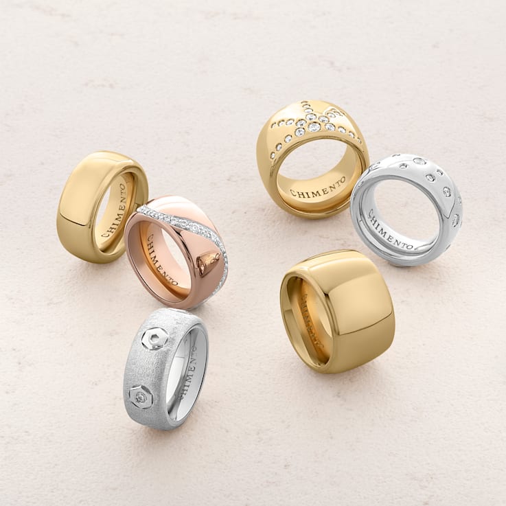 18kt Brio ring in white gold with .044ct of diamonds