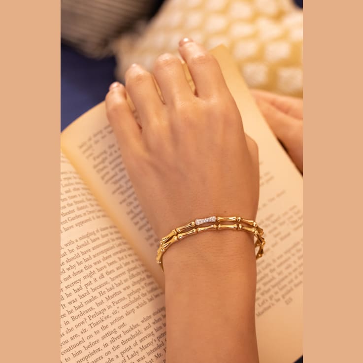 Chimento 18K Bamboo Regular bracelet in yellow gold with
