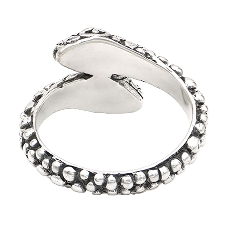 Artisan Balinese Sterling Silver Snake Ring