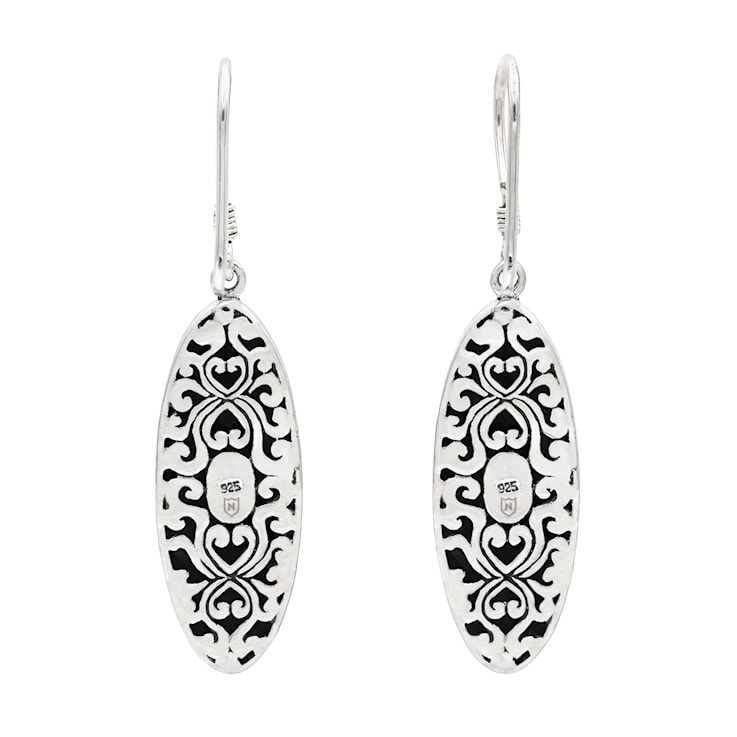 Artisan Balinese Sterling Silver Filigree Earrings