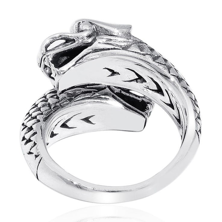 み★417　クイーンシルバー✖︎2個 Double X Crossover Ring in Sterling Silver with 18K Yellow