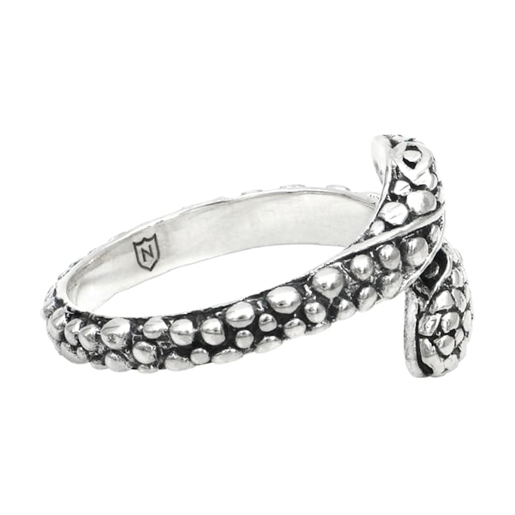 Artisan Balinese Sterling Silver Snake Ring