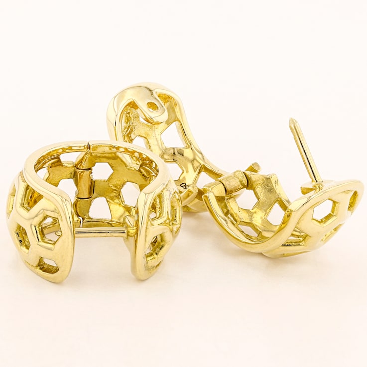 Gumuchian 18kt Gold B Collection Hug Earrings