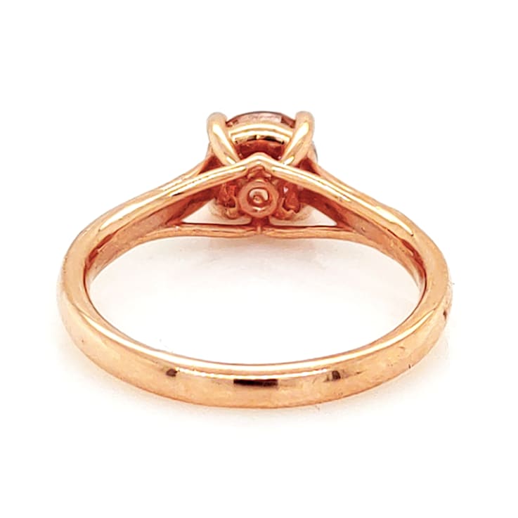 Wedding band with pink diamonds and white diamonds lab CVD in 14k gold