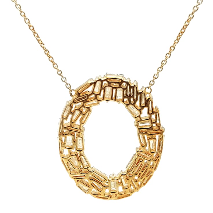 2.02 Ctw Diamond Necklace in 14K YG