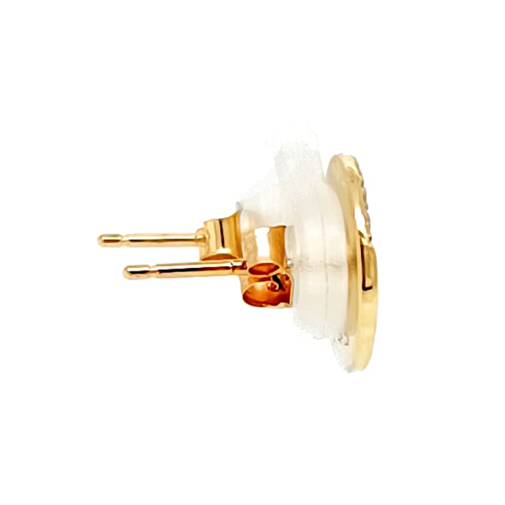 0.14 Ctw Daimond Earring in 14K YG