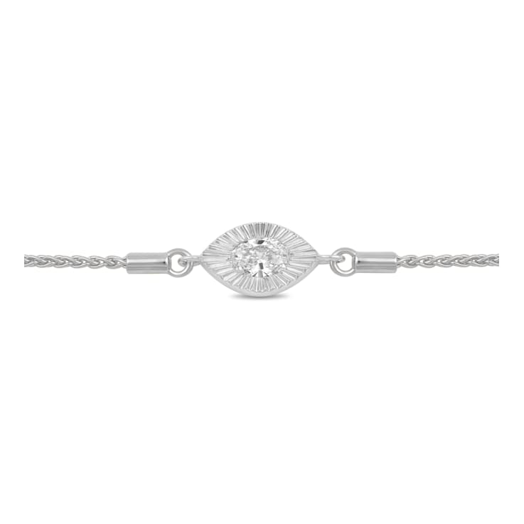 MFY x Anika Sterling Silver with 5/8 cttw Lab-Grown Diamond Bracelet
