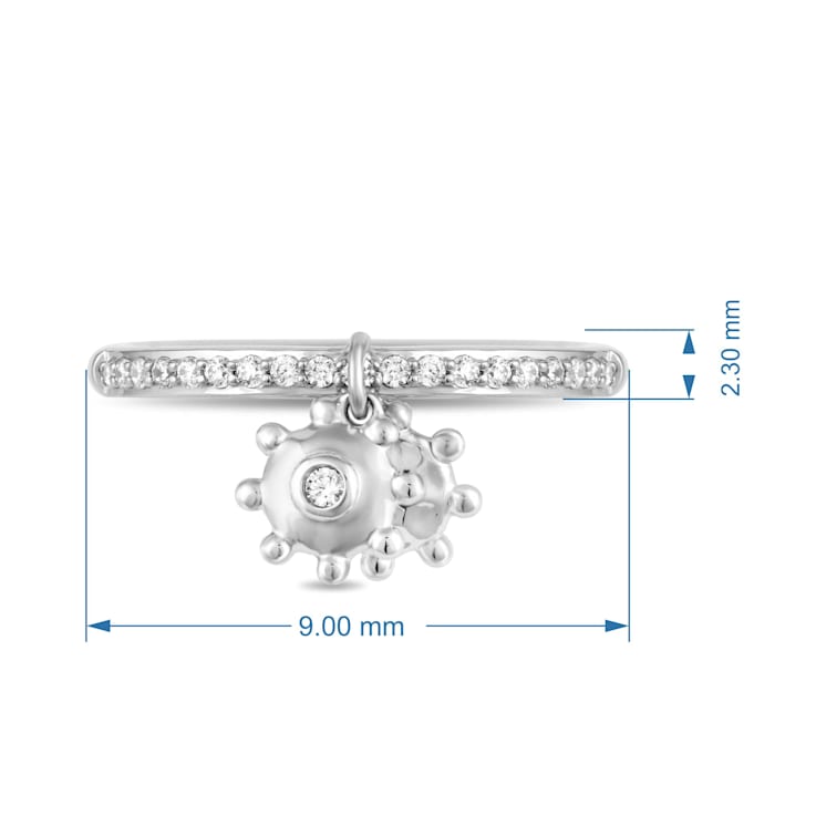 MFY x Anika Sterling Silver with 1/5 Cttw Lab-Grown Diamond Ring