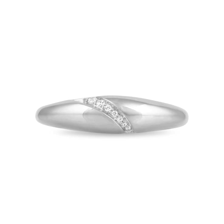 MFY x Anika Sterling Silver with 1/20 cttw Lab Grown Diamond Ring