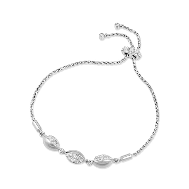 MFY x Anika Sterling Silver with 1/2 cttw Lab-Grown Diamond Bracelet