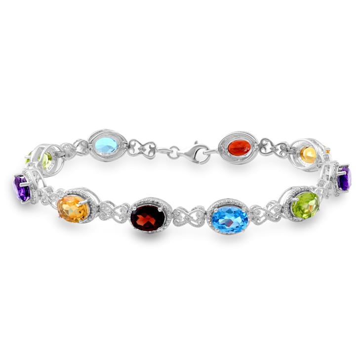 Citrine and garnet bracelet discount
