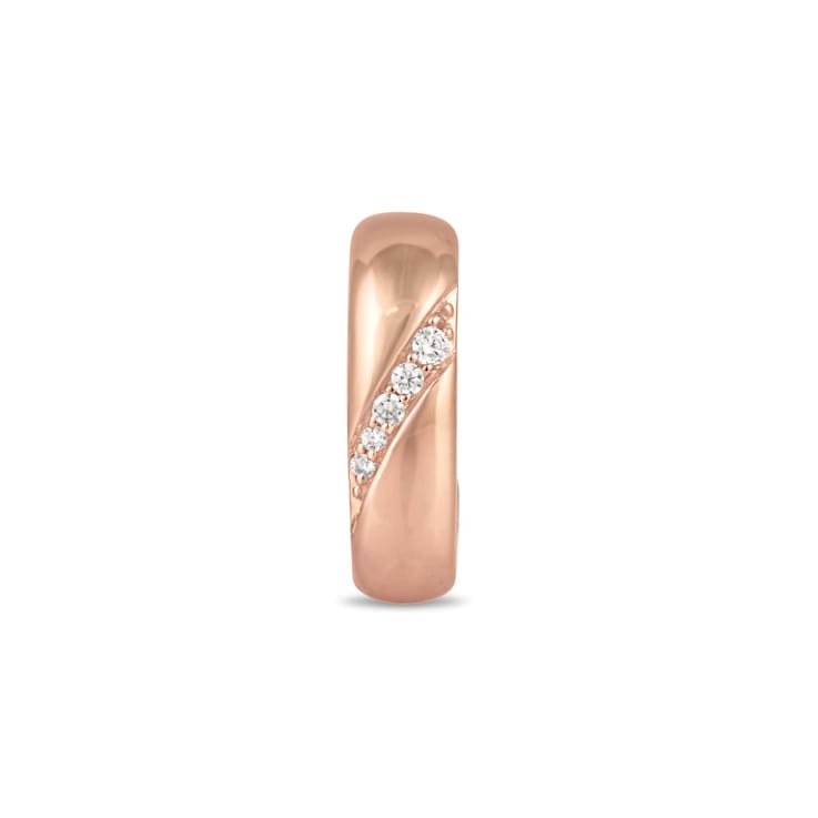 MFY x Anika Rose Gold over Sterling Silver with Lab-Grown Diamond Single Earring