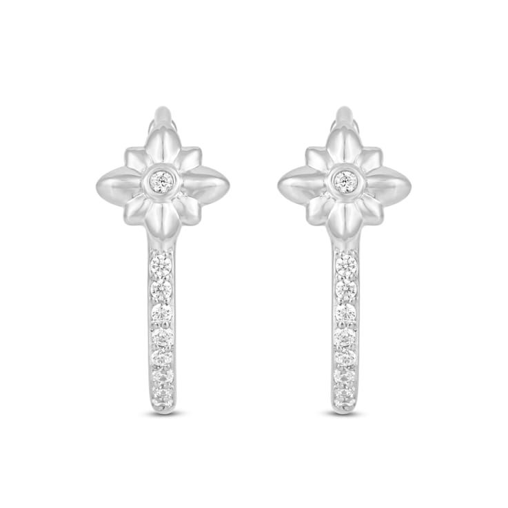 MFY x Anika Sterling Silver with 1/6 Cttw Lab-Grown Diamond Earrings