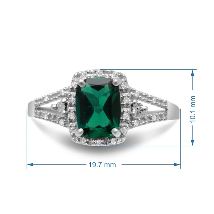 Simulated emerald ring clearance