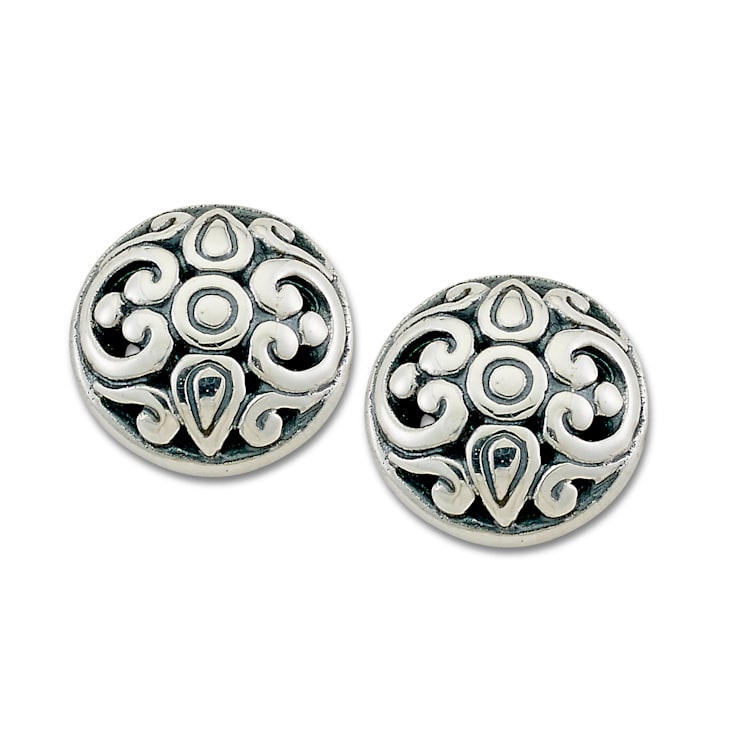 Sterling Silver Balinese Design Studs