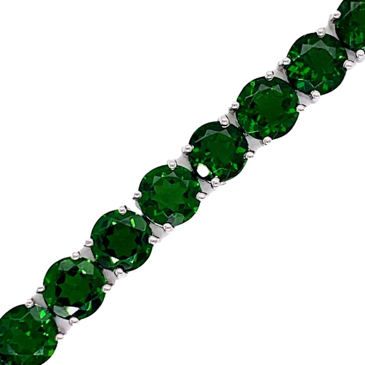 Chrome diopside tennis bracelet cheap