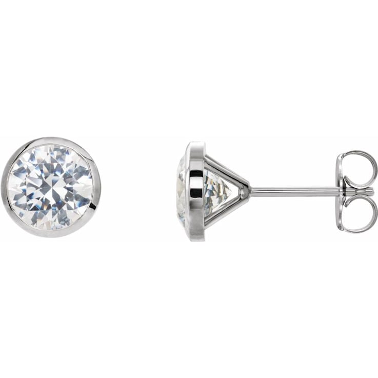 14k White Gold 1/3 CTW Diamond Cocktail-Style Stud Earrings for Women