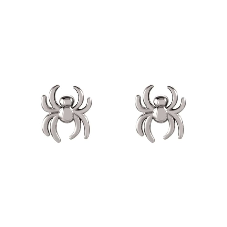 14K Yellow Gold 6.3x5.6 mm Spider Earrings 14K Yellow Gold 6.3x5.6 mm Spider Earrings