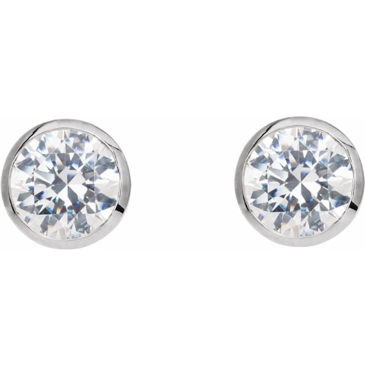 14k White Gold 1/3 CTW Diamond Cocktail-Style Stud Earrings for Women