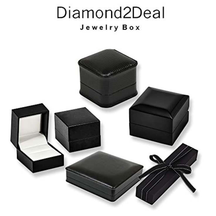 14k White Gold 3/4 CTW Diamond Stud Earrings for Women