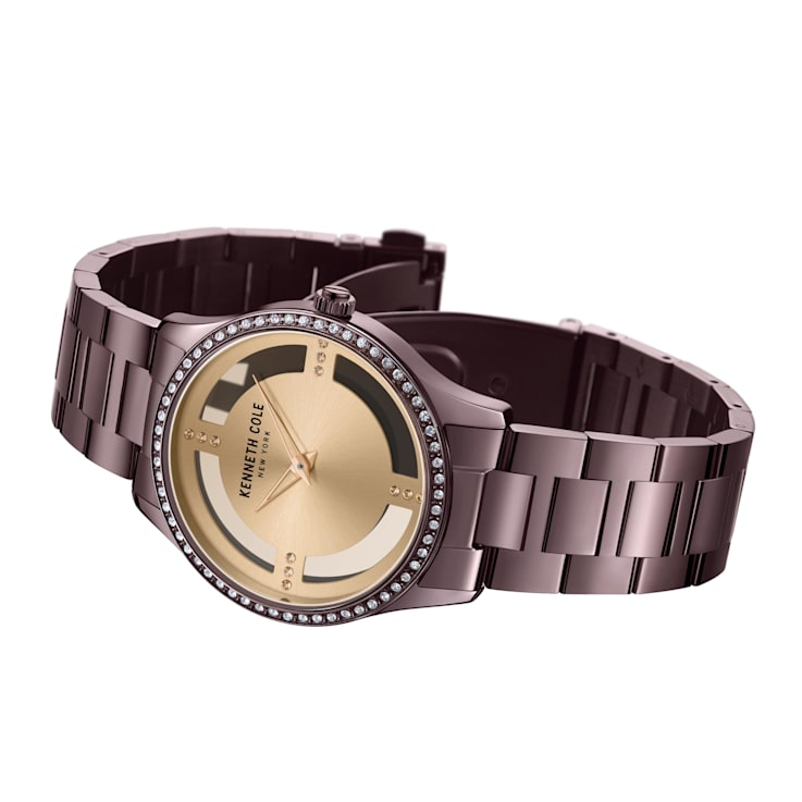 Kenneth Cole Fashion Watch with Transparent Dial