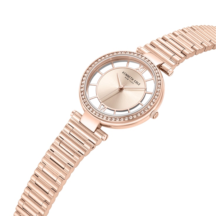 Kenneth Cole New York Ladies rose gold tone watch