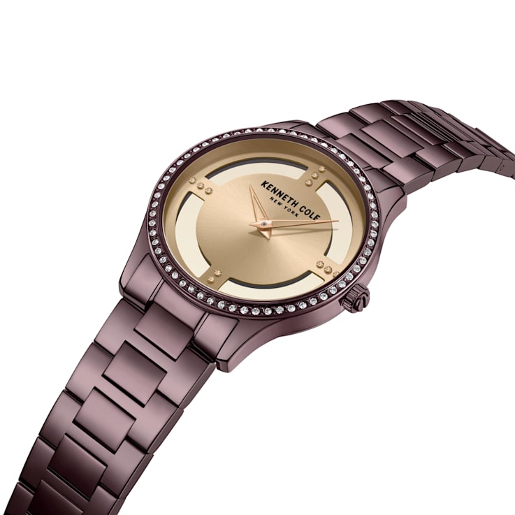 Kenneth Cole Fashion Watch with Transparent Dial