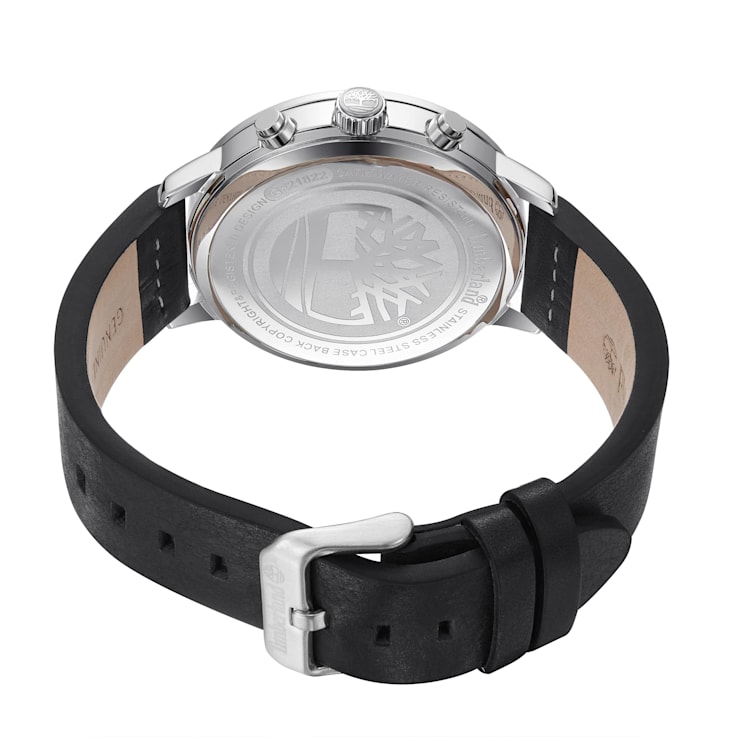 Men's Fashion Watch, 44mm case, black leather strap, 3ATM - 1BFQQA