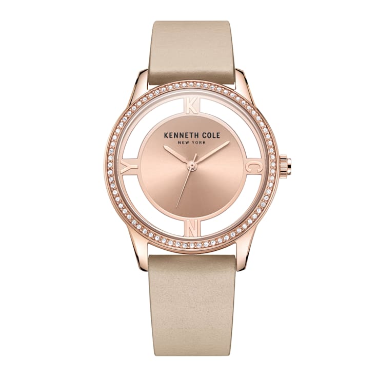 Kenneth cole transparent dial watch on sale