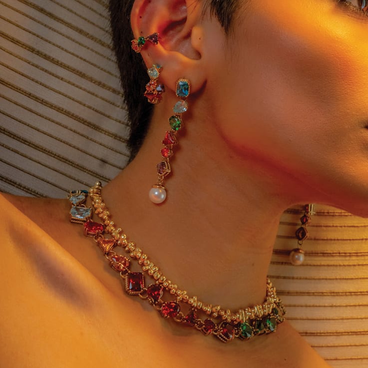 Vintage Inspired Hoops (Water Resistance Premium Plating)