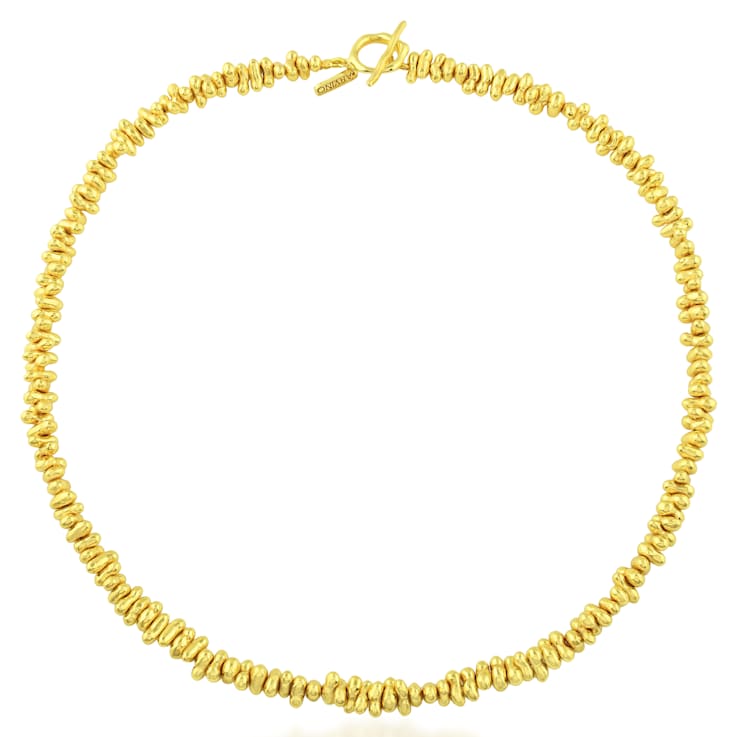 Pellet Necklace (16 Inch) (Gold Vermeil)
