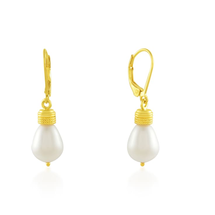 Pearl Drop Earring (Gold Vermeil)