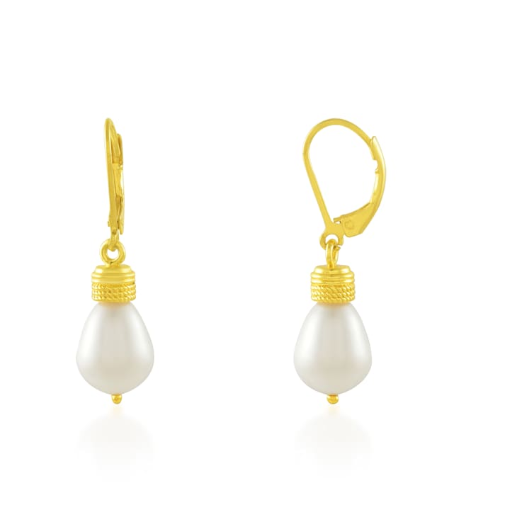 Pearl Drop Earring (Gold Vermeil)