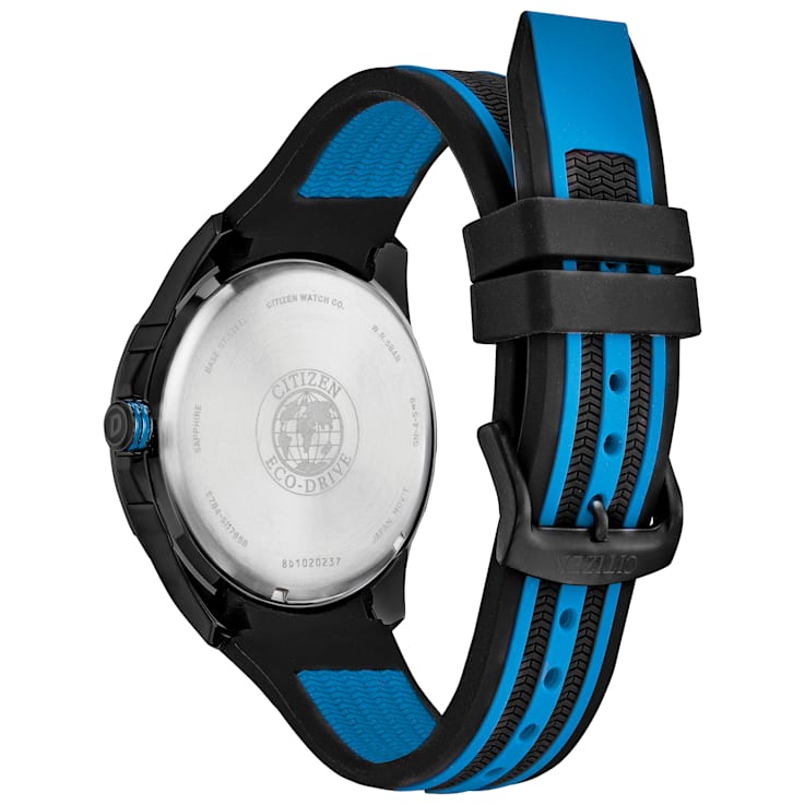 Citizen Men s AR Eco Drive Watch with Black and Blue Silicone