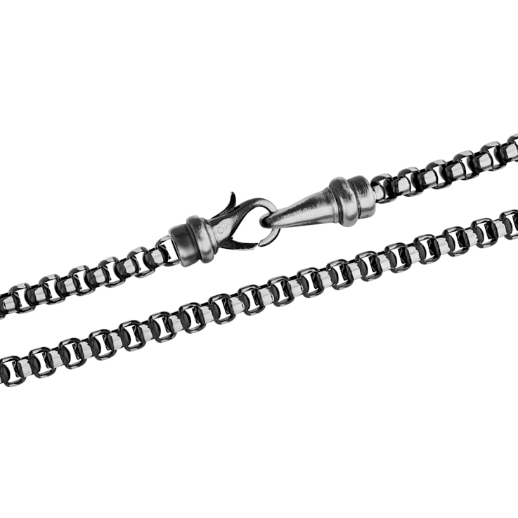 Two-Tone Stainless Steel 6MM Box Link Chain Necklace